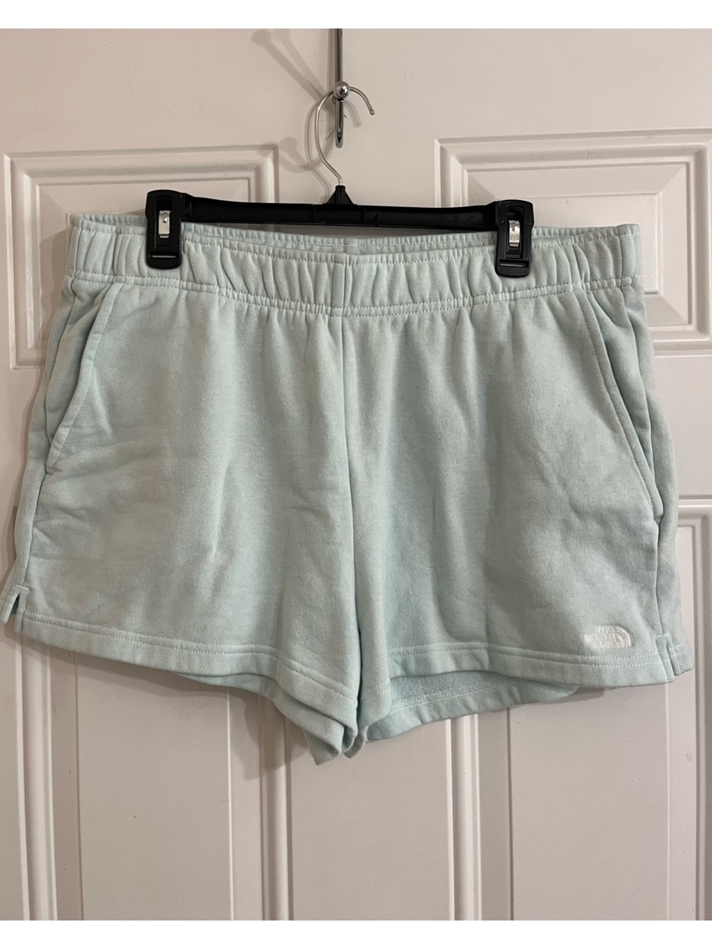 The North Face Half Dome Fleece Shorts Women’s XL Reef Waters Green Gym